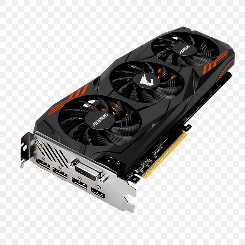 Graphics Cards & Video Adapters Gigabyte AORUS GeForce GTX 1070Ti 8G GeForce GTX 1070 Ti 8GB GDDR5 Gigabyte Nvidia Geforce Gtx 1070 Ti Gaming 8g Gigabyte Technology, PNG, 1000x1000px, Graphics Cards Video Adapters, Cable, Computer Component, Electronic Device, Electronics Accessory Download Free