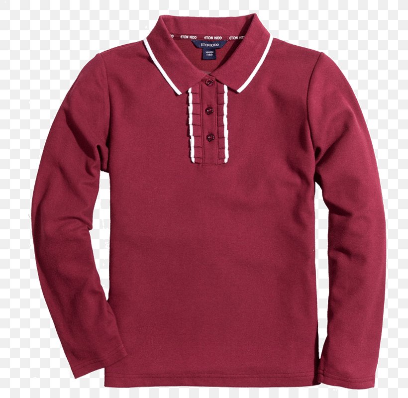 Sleeve T-shirt Sweatshirt Polar Fleece Collar, PNG, 800x800px, Sleeve, Collar, Long Sleeved T Shirt, Maroon, Outerwear Download Free