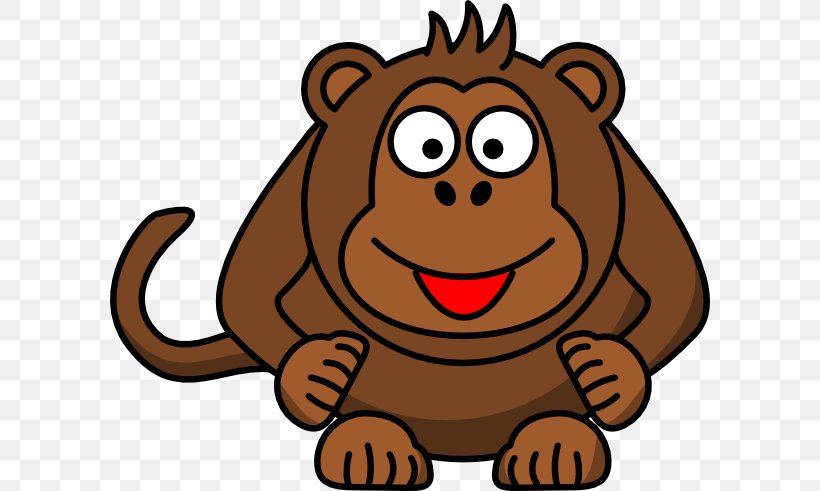 Ape Gorilla Chimpanzee Monkey, PNG, 600x491px, Ape, Animated Cartoon, Animation, Big Cats, Carnivoran Download Free
