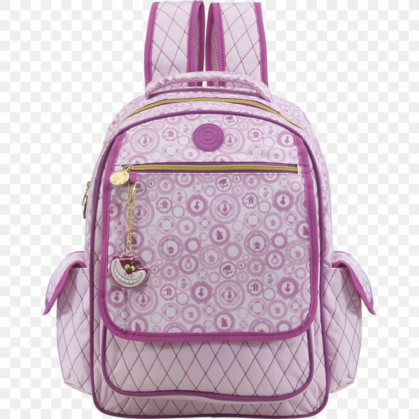 Backpack Diaper Bags Alice's Adventures In Wonderland Cheshire Cat, PNG, 1000x1000px, Backpack, Adidas A Classic M, Alice, Alice In Wonderland, Bag Download Free