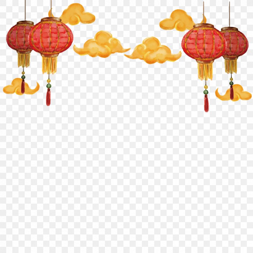 Chinese New Year Paper Lantern Christmas, PNG, 1200x1200px, Chinese New Year, Banner, Christmas, Flooring, Food Download Free