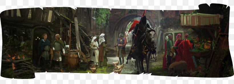 Dungeons & Dragons Middle Ages Role-playing Game Ravenloft Medieval Art, PNG, 2500x900px, Dungeons Dragons, Bag, Dungeon Crawl, Game, Halfelf Download Free
