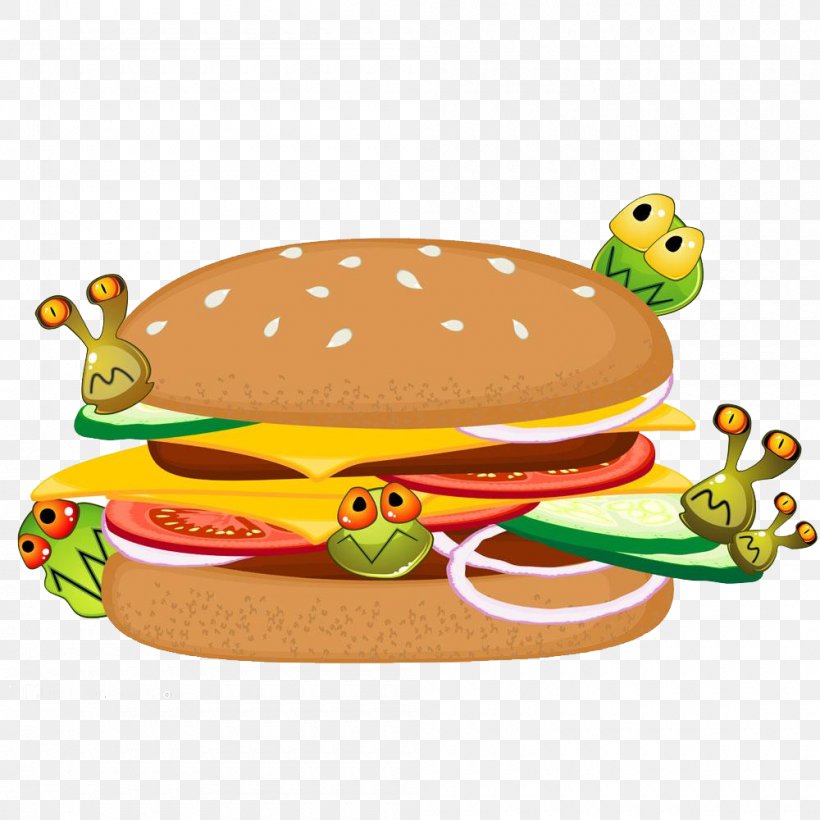 Food Poisoning, PNG, 1000x1000px, Food Poisoning, Cartoon, Cheeseburger, Cuisine, Disease Download Free