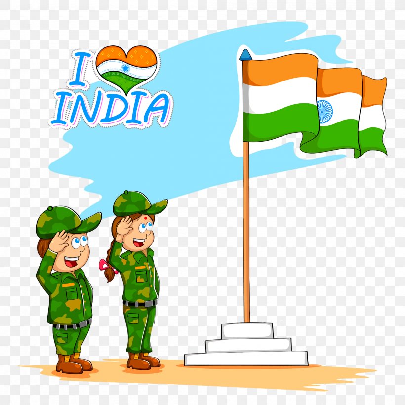 India Independence Day India Flag, PNG, 2000x2000px, India Independence Day,  Cartoon, Child, Flag Of India, Independence
