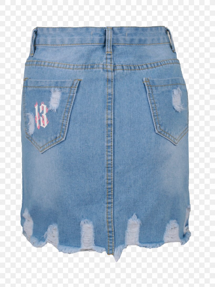 Jeans Skirt Denim Shorts Sky Blue, PNG, 1260x1680px, Watercolor, Cartoon, Flower, Frame, Heart Download Free