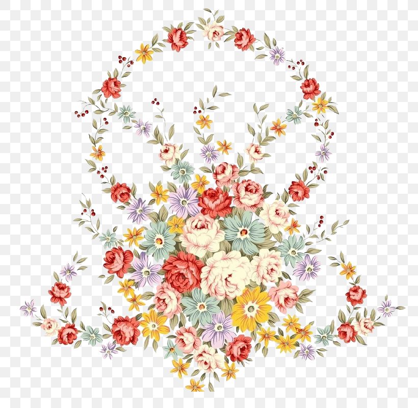 Lead Color Hand-painted Floral Design Garland, PNG, 789x800px, Paper, Computer, Display Resolution, Flora, Floral Design Download Free