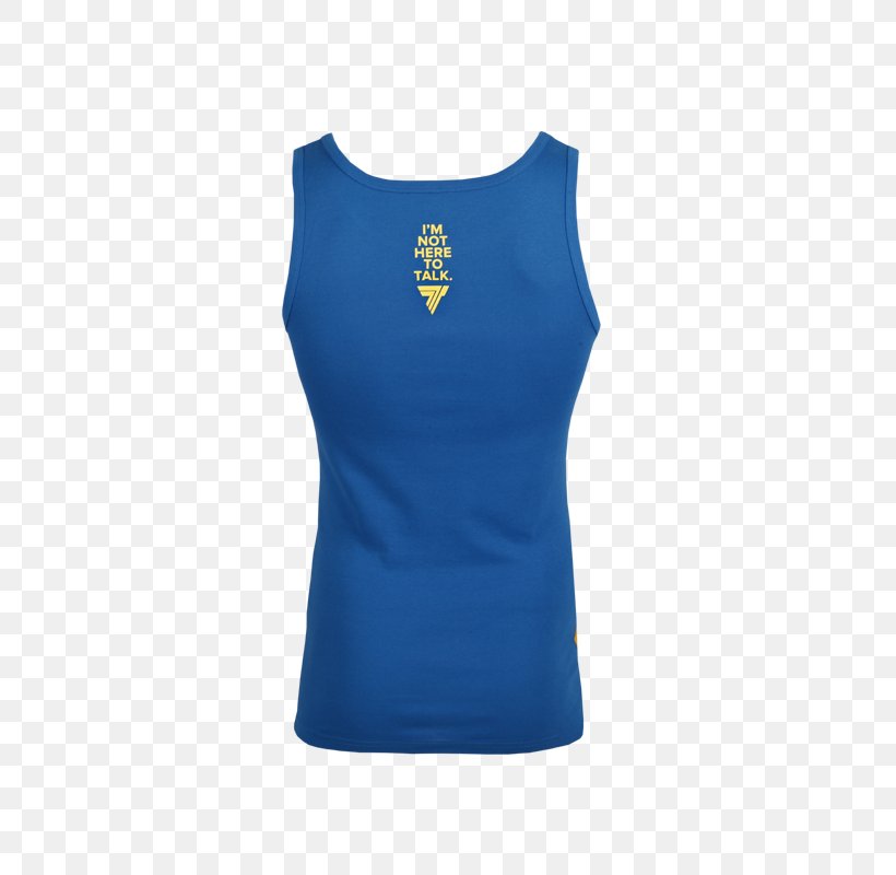 T-shirt Top Gilets Sleeveless Shirt Clothing, PNG, 800x800px, Tshirt, Active Shirt, Active Tank, Blue, Clothing Download Free
