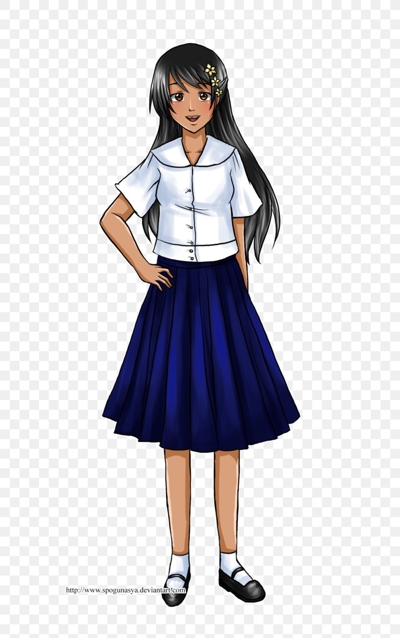 Philippines School Uniform Student, PNG, 611x1308px, Watercolor, Cartoon, Flower, Frame, Heart Download Free