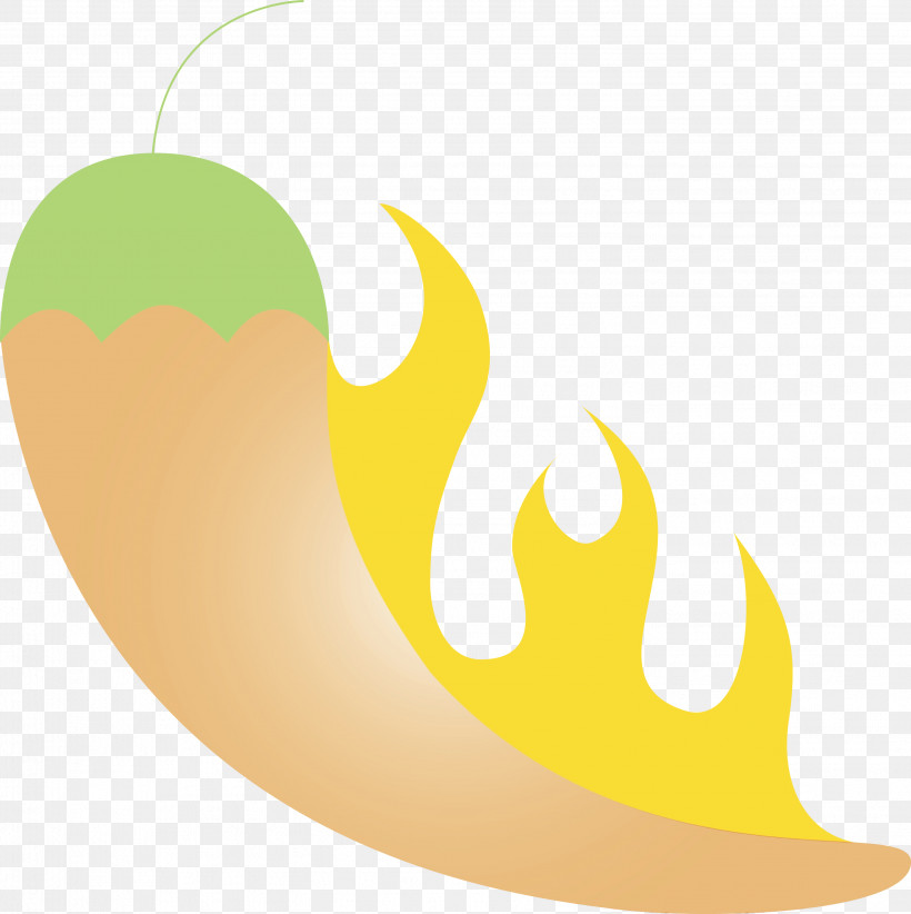 Yellow Logo Symbol Smile, PNG, 2992x3000px, Chili Pepper, Logo, Paint, Smile, Symbol Download Free