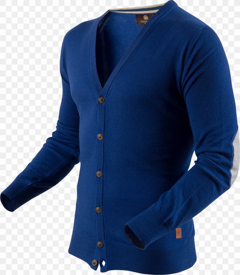 Cardigan Neck Product, PNG, 2625x3000px, Cardigan, Active Shirt, Blue, Button, Cobalt Blue Download Free