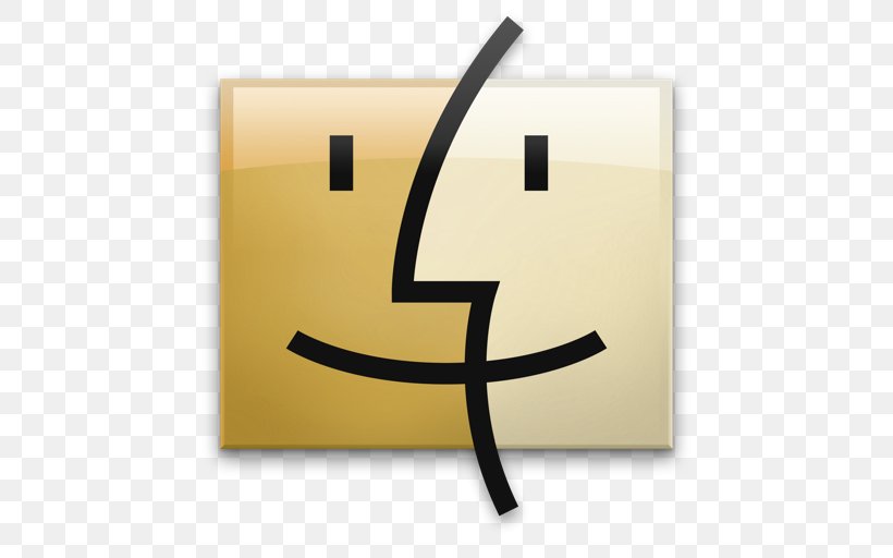 Square Symbol Yellow Font, PNG, 512x512px, Macos, Apple, Computer Software, Dock, Finder Download Free