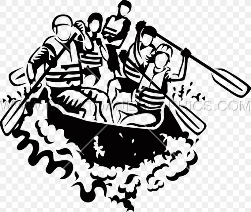 Rafting Whitewater Rishikesh Clip Art, PNG, 825x698px, Rafting, Art, Artwork, Black And White, Fictional Character Download Free