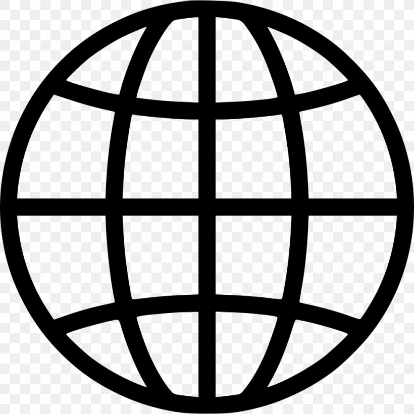 Globe World Map Clip Art, PNG, 980x980px, Globe, Area, Ball, Black And White, Drawing Download Free