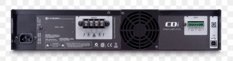 Audio Power Amplifier Crown Audio CDi 1000 Crown International Power Supply Unit, PNG, 2691x711px, Audio Power Amplifier, Amplificador, Amplifier, Audio, Audio Equipment Download Free