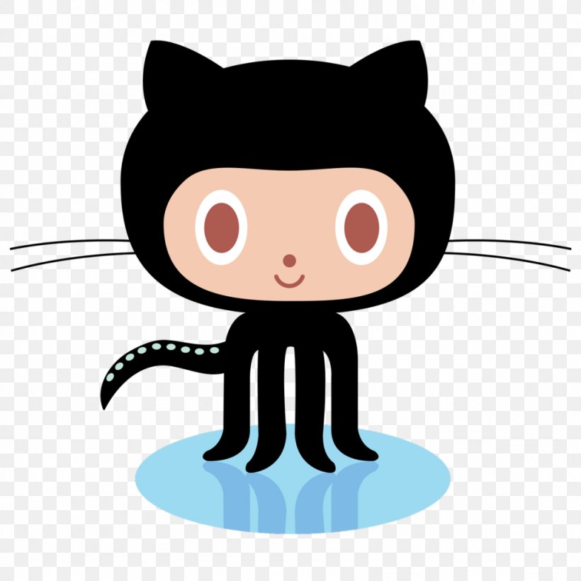 GitHub Distributed Version Control Source Code, PNG, 1024x1024px, Github, Black, Carnivoran, Cartoon, Cat Download Free