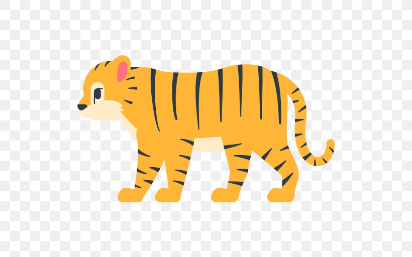 Tiger Whiskers Cat Emoji Lion, PNG, 512x512px, Tiger, Animal Figure, Big Cats, Carnivoran, Cat Download Free