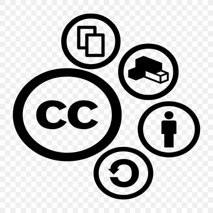 Creative Commons License Content, PNG, 1024x1024px, Creative Commons License, Area, Artist, Black And White, Brand Download Free
