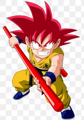 Goku Ssj Red - Goku Gohan Vegeta Majin Buu Nappa PNG