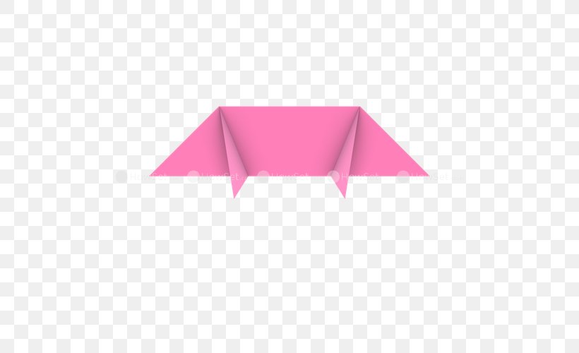 Magenta Angle Origami, PNG, 500x500px, Magenta, Minute, Origami, Pink, Pink M Download Free