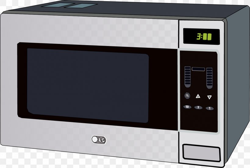 Microwave Oven Clip Art, PNG, 1411x949px, Microwave Ovens, Com, Electronics, Food, Home Appliance Download Free