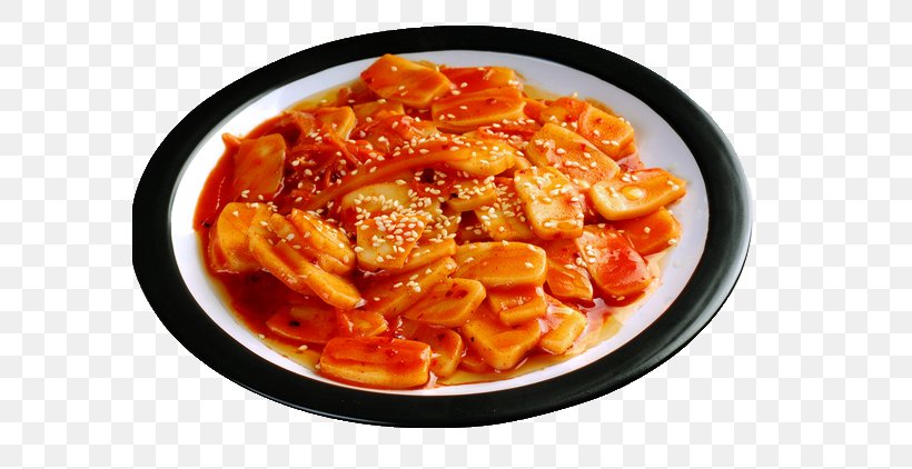 Tteok-bokki Nian Gao Rice Cake Chinese Cuisine Fried Rice, PNG, 600x422px, Tteokbokki, Asian Food, Chinese Cuisine, Condiment, Cuisine Download Free