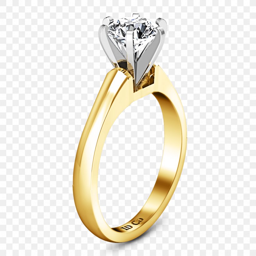 Solitaire Diamond Engagement Ring Wedding Ring, PNG, 1440x1440px, Solitaire, Body Jewellery, Body Jewelry, Color, Colored Gold Download Free