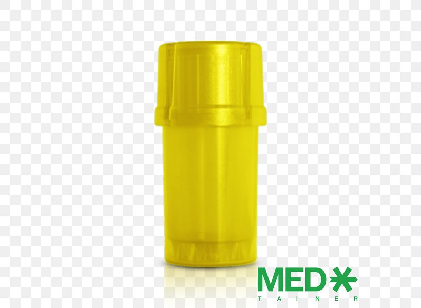 Medtainer Storage Container Product Design Grinders Plastic, PNG, 600x600px, Grinders, Cylinder, Plastic, Yellow Download Free