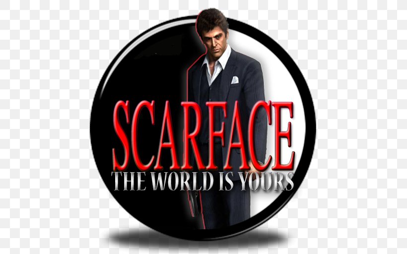 Scarface: The World Is Yours Tony Montana Logo Image, PNG, 512x512px, Scarface The World Is Yours, Brand, Logo, Poster, Scarface Download Free