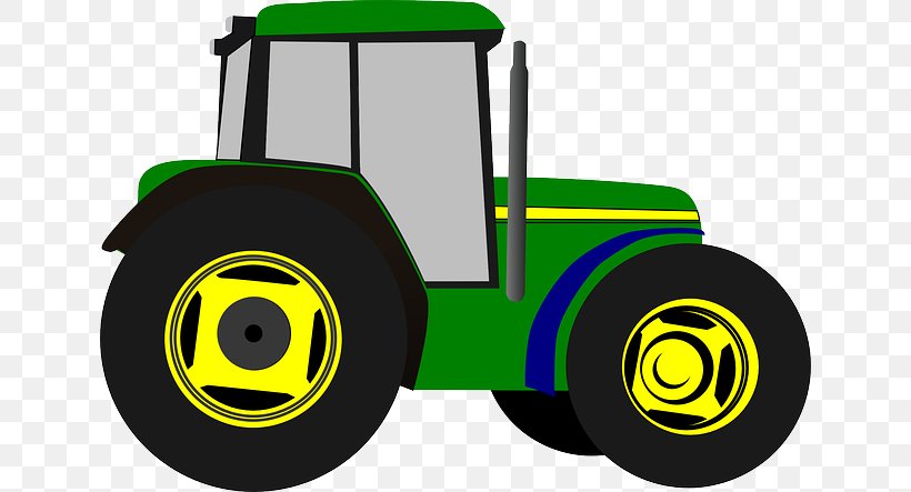 Clip Art Green Tractor Openclipart Free Content, PNG, 640x443px, Tractor, Agricultural Machinery, Agriculture, Automotive Design, Automotive Tire Download Free