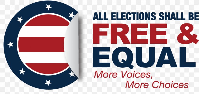Free & Equal Elections Foundation United States US Presidential Election 2016 Political Party, PNG, 1027x488px, Free Equal Elections Foundation, Area, Banner, Blue, Brand Download Free