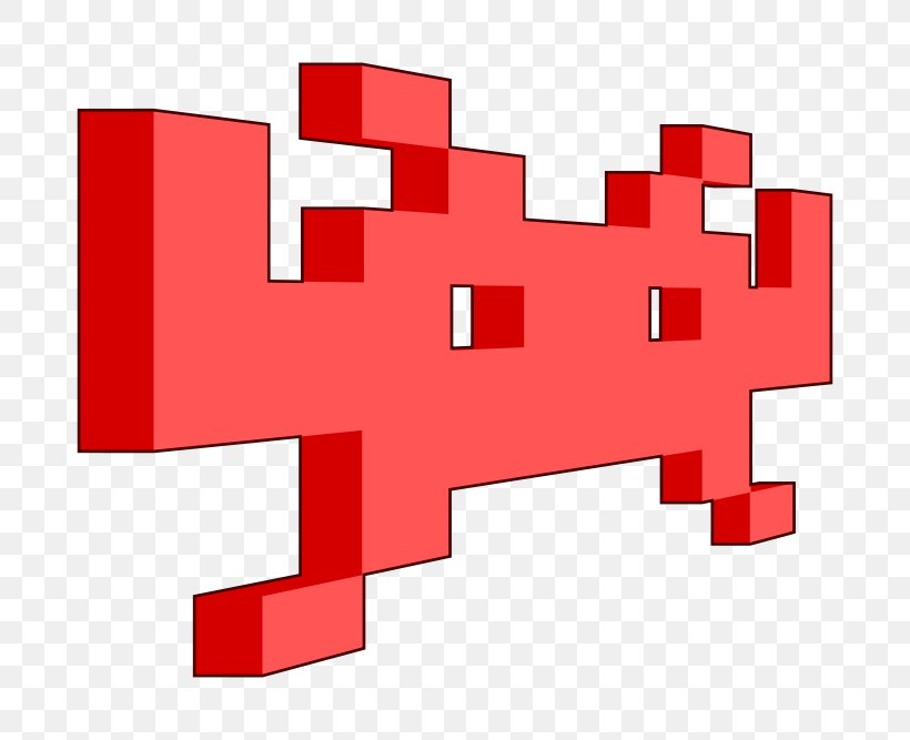 Space Invaders Clip Art, PNG, 800x667px, Space Invaders, Area, List Of Space Invaders Video Games, Rectangle, Red Download Free