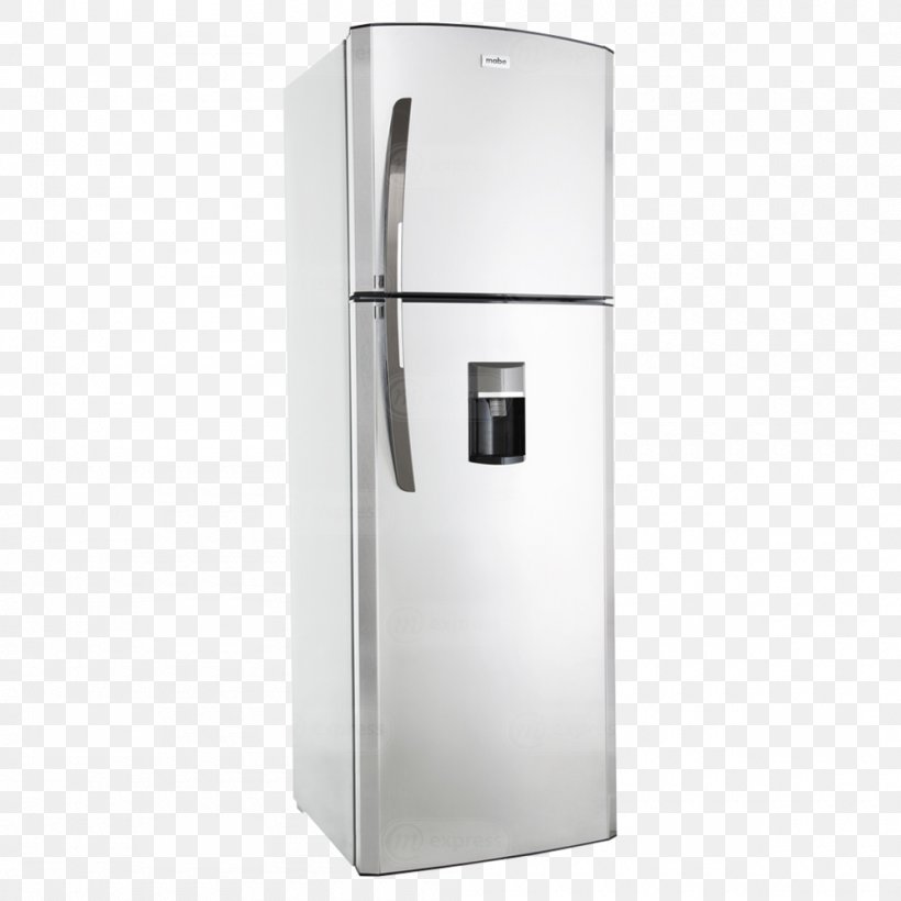 Refrigerator Stainless Steel Mabe Freezers Cooking Ranges, PNG, 1000x1000px, Refrigerator, Cooking Ranges, Defrosting, Freezers, Home Appliance Download Free