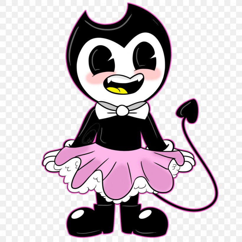 Bendy And The Ink Machine Tutu Art, PNG, 894x894px, Watercolor, Cartoon, Flower, Frame, Heart Download Free
