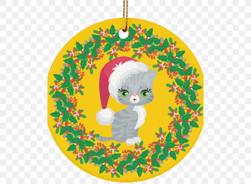 Christmas Ornament Character Fiction, PNG, 510x600px, Christmas Ornament, Cat, Character, Christmas, Christmas Decoration Download Free