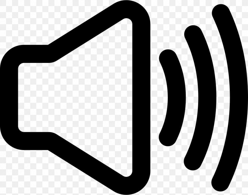 Loudspeaker Sound User Interface, PNG, 980x772px, Loudspeaker, Area, Black And White, Brand, Finger Download Free