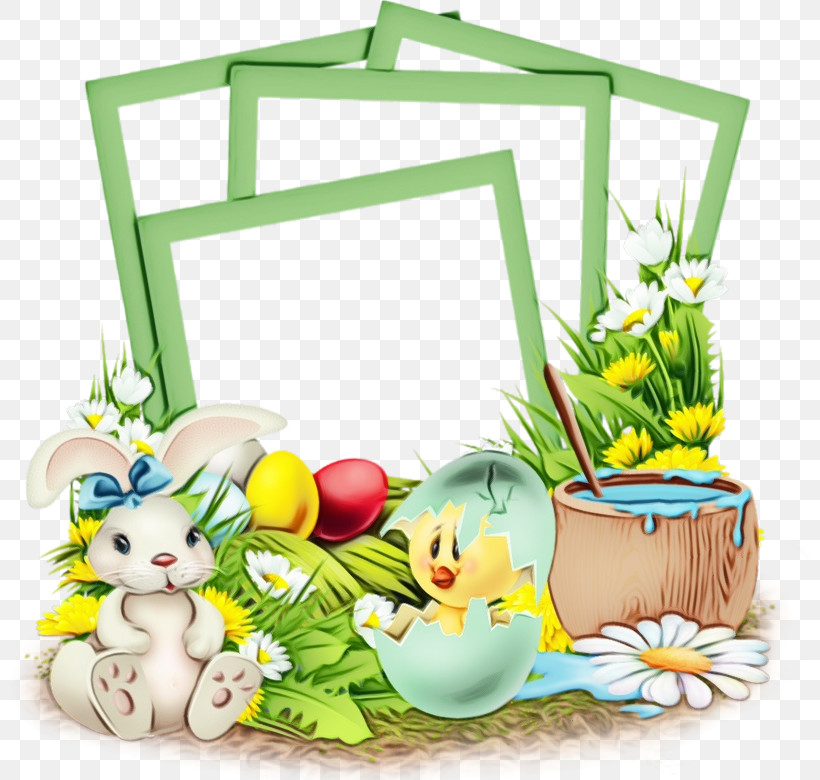 Easter Bunny, PNG, 800x780px, Watercolor, Easter Bunny, Paint, Wet Ink Download Free