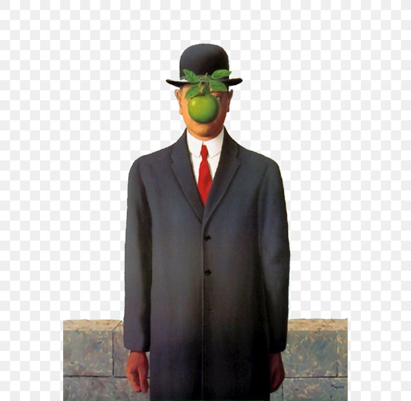 The Son Of Man Magritte 1898-1967 Painting Surrealism Art, PNG, 568x800px, Son Of Man, Art, Artist, Concept Art, Costume Download Free