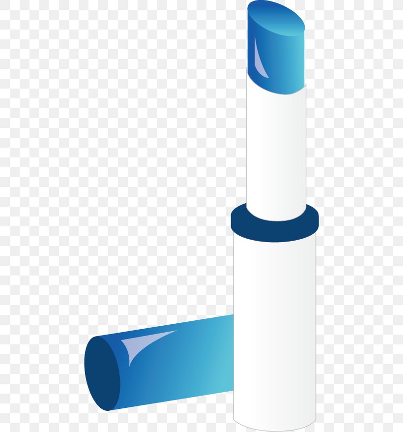 Euclidean Vector, PNG, 478x878px, Lipstick, Blue, Cylinder, Designer Download Free