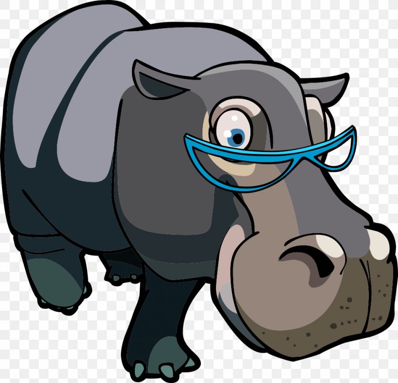 Hippopotamus Cattle Cartoon Illustration, PNG, 971x935px, Hippopotamus, Animal, Animation, Art, Bear Download Free