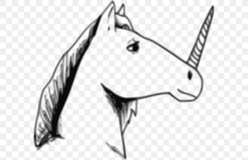 Unicorn Royalty-free Legendary Creature Clip Art, PNG, 600x528px, Unicorn, Artwork, Beak, Black And White, Carnivoran Download Free