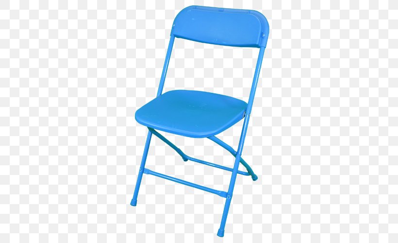 Folding Chair Table Plastic Furniture, PNG, 500x500px, Folding Chair, Bedroom, Chair, Chaise Longue, Electric Blue Download Free