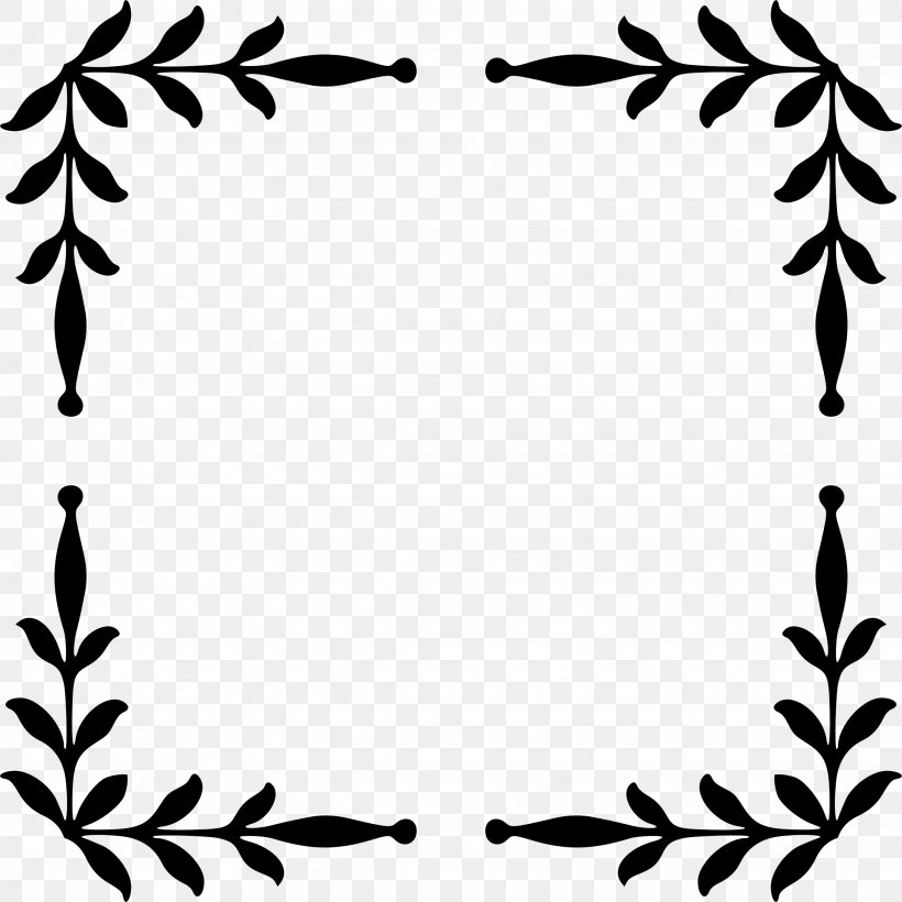 Picture Frames Clip Art, PNG, 2252x2252px, Picture Frames, Artwork, Black, Black And White, Branch Download Free