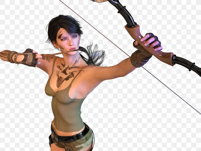 Tomb Raider Lara Croft DAS Productions Inc Poser DAZ Studio, PNG, 2161x1620px, 3d Computer Graphics, 3d Modeling, Tomb Raider, Arm, Cold Weapon Download Free
