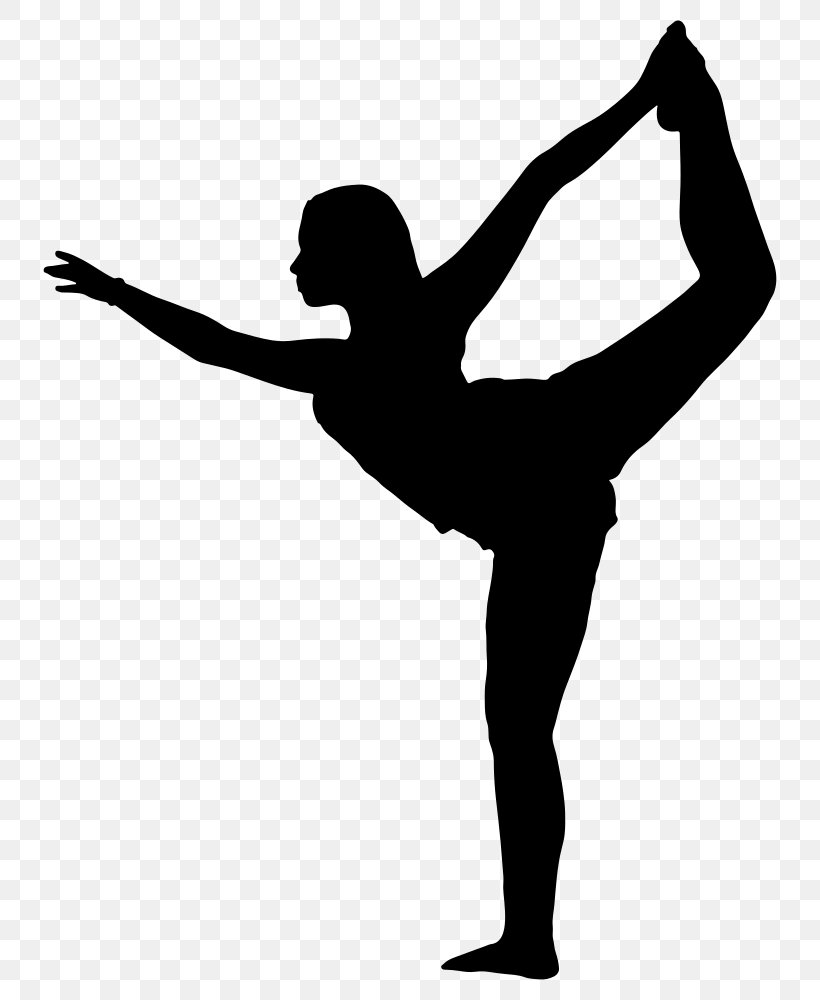 Yoga Silhouette Clip Art, PNG, 764x1000px, Yoga, Arm, Balance, Ballet Dancer, Black And White Download Free