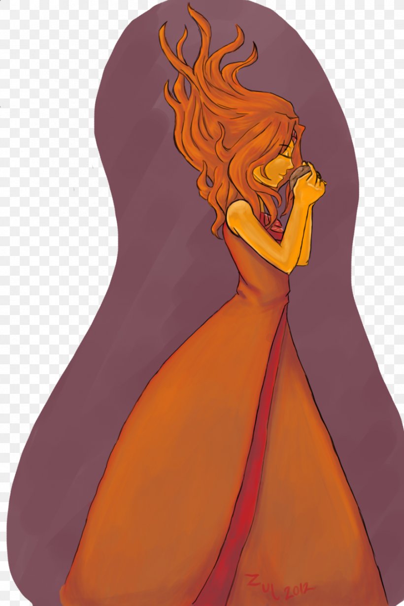 Flame Princess Fire Drawing Art, PNG, 900x1352px, Watercolor, Cartoon, Flower, Frame, Heart Download Free