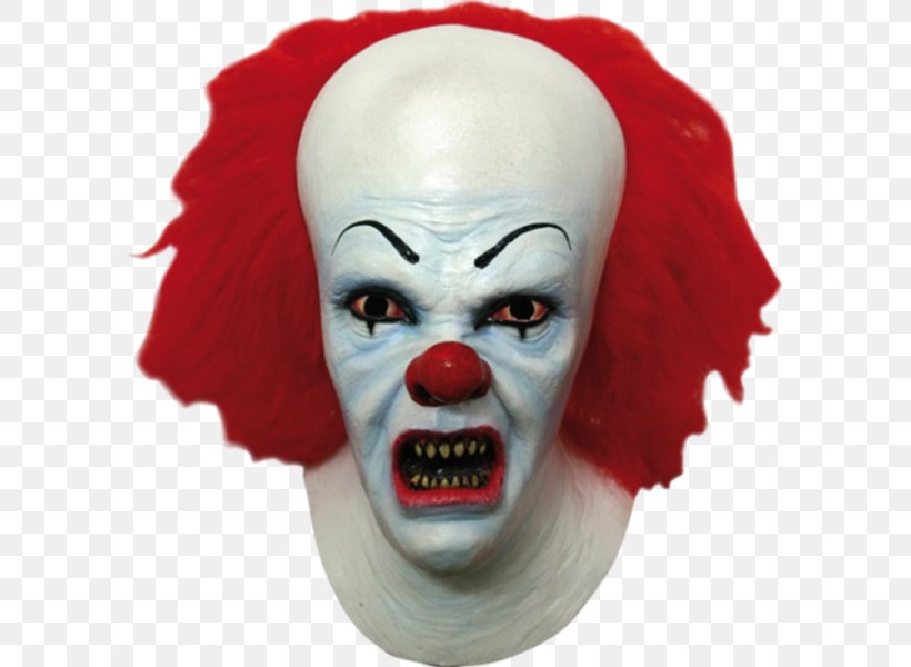 It Clown Mask Horror, PNG, 600x600px, Clown, Character, Drawing, Fictional Character, Headgear Download Free