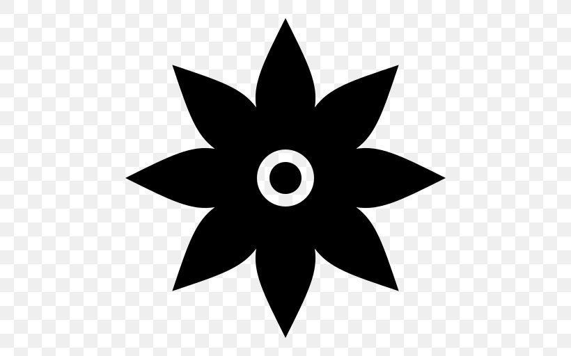 Graphic Design, PNG, 512x512px, Printing, Black And White, Flower, Leaf, Star Download Free