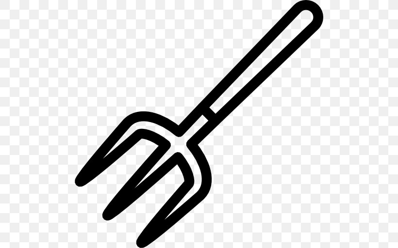 Gardening Forks Clip Art, PNG, 512x512px, Gardening Forks, Black, Black And White, Finger, Gardening Download Free