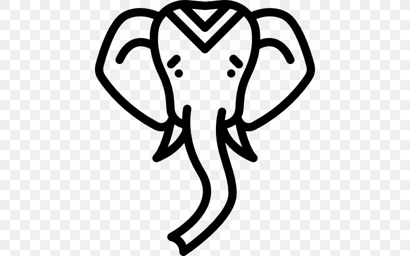 Indian Elephant African Elephant Clip Art, PNG, 512x512px, Watercolor, Cartoon, Flower, Frame, Heart Download Free