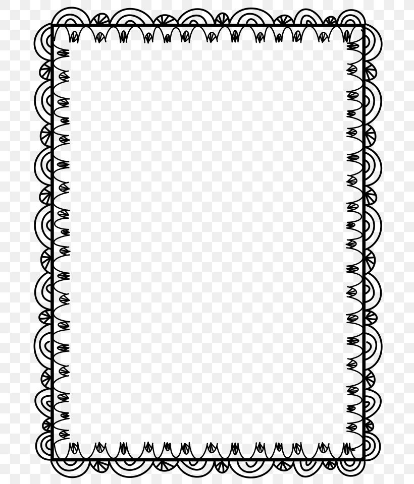 Microsoft Word Template Document Clip Art, PNG, 724x960px, Microsoft Word, Area, Black, Black And White, Border Download Free